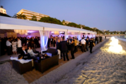 With 700 delegates to cater for, a marque on the beach worked perfectly for Microsoft's EMEA Executive Partner Summit